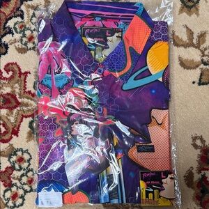 Vibrant Men's Graphic Button Down Shirt—OG Mural